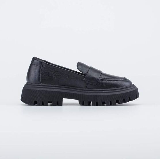 732373-23 Лоферы для девочки-подростка для девочки черный фото №2