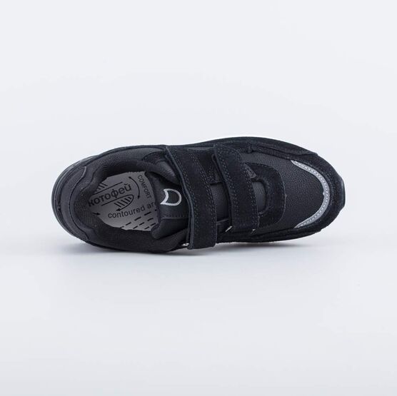 344162-76 Кроссовки со вставками из натуральной кожи для мальчики черный фото №4