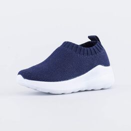 141001-12 Кроссовки из вязаного текстиля для мальчики синий