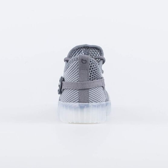 641037-13 Кроссовки из вязаного текстиля для мальчики серый фото №5