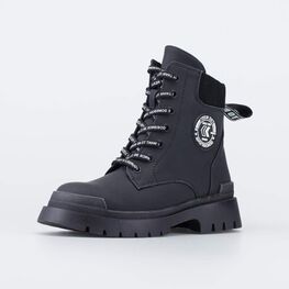 652217-42 Зимние ботинки подростковые для девочки черный