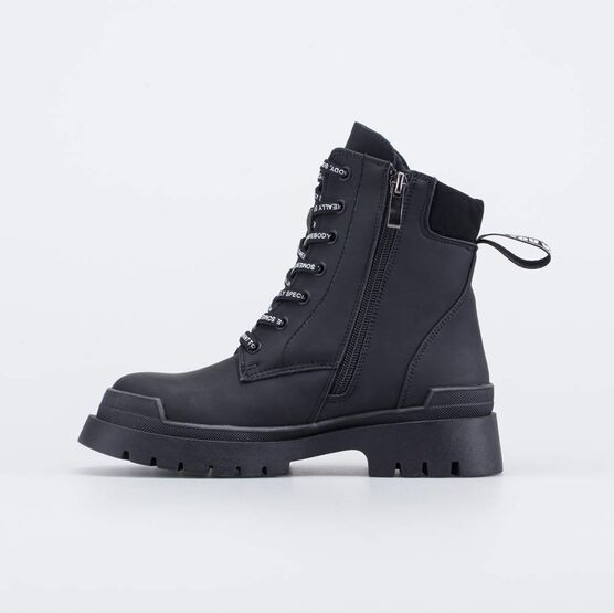 652217-42 Зимние ботинки подростковые для девочки черный фото №2