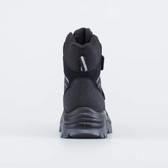 654078-42 Зимние ботинки на липучках для мальчики черный фото №5