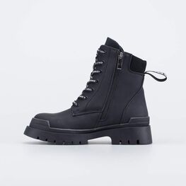 752240-42 Зимние ботинки черного цвета для девочки черный фото №2