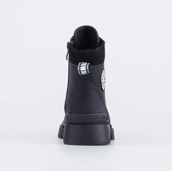 752240-42 Зимние ботинки черного цвета для девочки черный фото №5