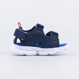 124015-13 Пляжные сандалии с LED для мальчики синий фото №2