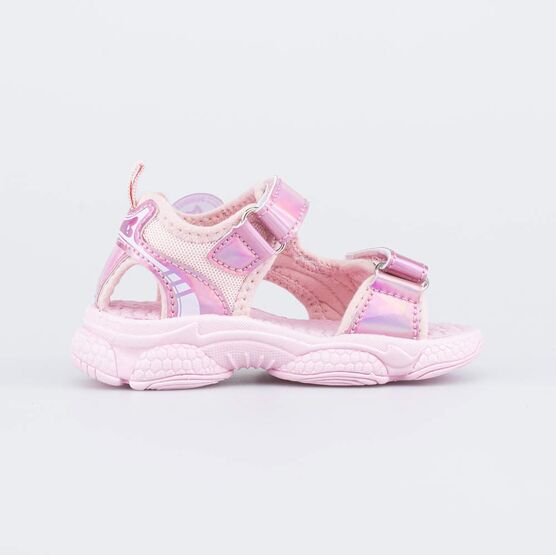 124023-11 Пляжные сандалии розовые для девочки розовый фото №2