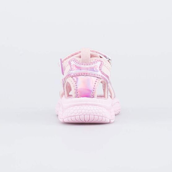 124023-11 Пляжные сандалии розовые для девочки розовый фото №5