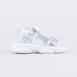 124023-13 Пляжные сандалии белые для девочки белый фото №2