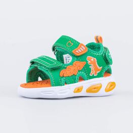 124026-12 Пляжные сандалии для мальчики зел-ора