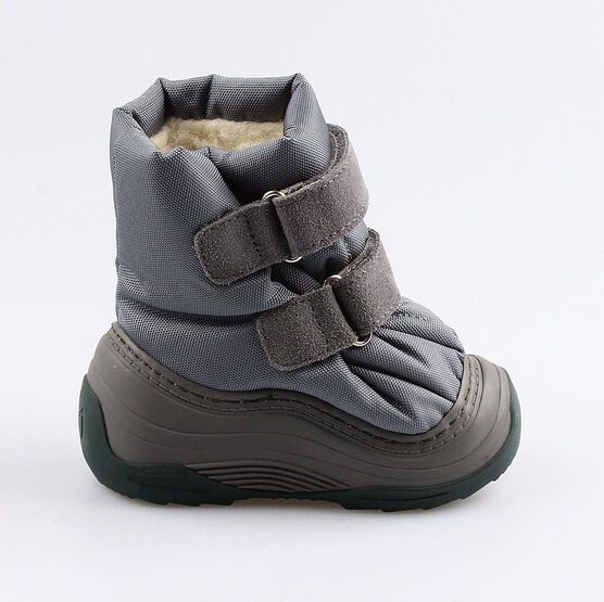 061011-44 Зимние сапожки-дутики серый для мальчики серый фото №2