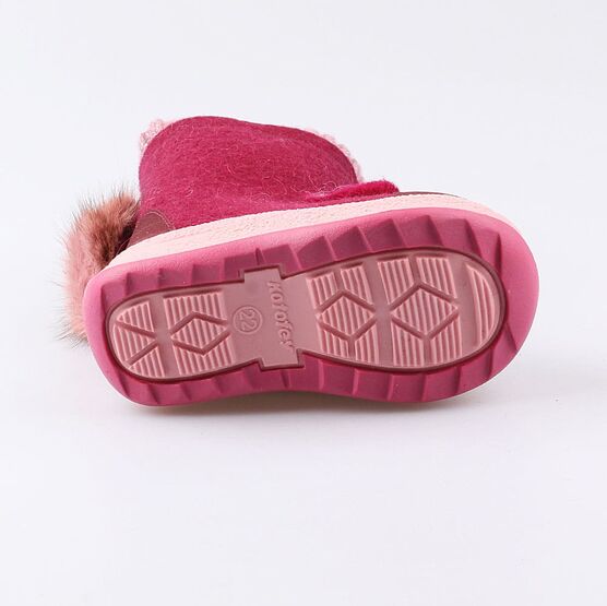 167057-41 Валенки для девочки бордовый фото №3