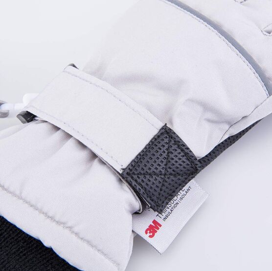 07821085-00 Мембранные перчатки с тинсулейтом серый для девочки светло-серый фото №3