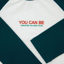 07702064-40 Лонгслив для мальчика белый + зеленый для мальчики белый + зеленый фото №3