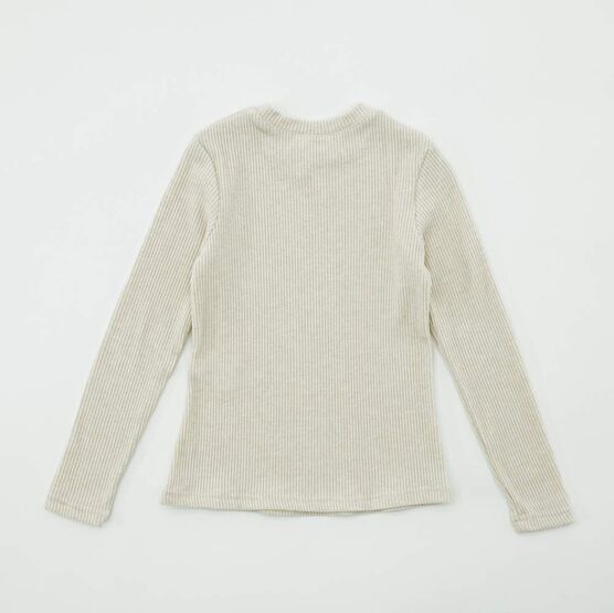 07802074-40 Джемпер для девочки светло-бежевый для девочки светло-бежевый фото №2