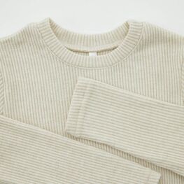 07802074-40 Джемпер для девочки светло-бежевый для девочки светло-бежевый фото №3