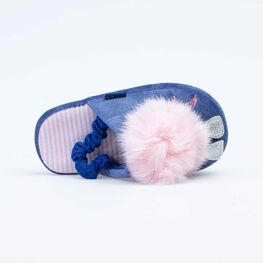 331227-11 Тапочки для девочки светло-синий фото №4