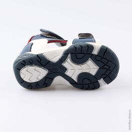 022110-22 Туфли летние для мальчики син-бел-кра фото №3