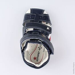 022102-21 Туфли летние для мальчики светло-синий фото №4