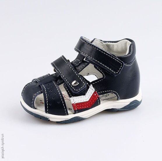 022102-21 Туфли летние для мальчики светло-синий