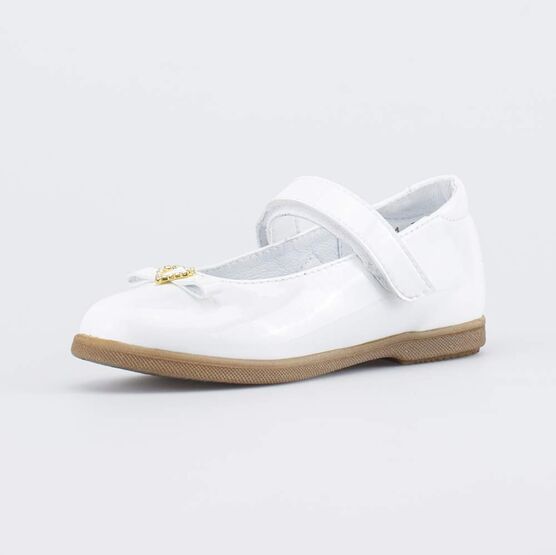333027-22 Белые лаковые туфли для девочки для девочки белый