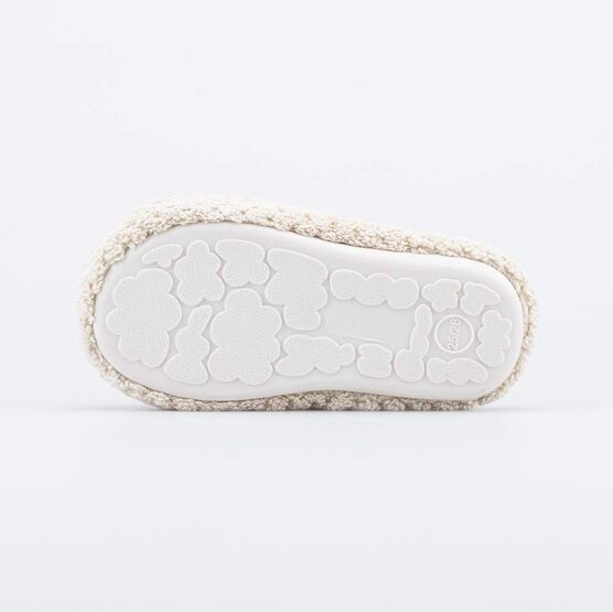 331308-12 Домашние тапочки Звездочки для девочки бежевый фото №3