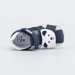 122231-21 Кожаные сандалии Мой щенок для мальчики синий фото №4