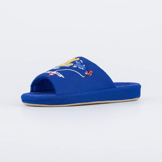 531302-11 Домашние тапочки Веселая рыбалка для мальчики синий