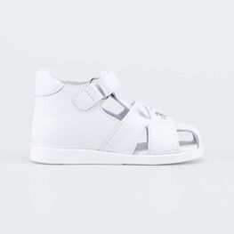 122228-21 Белые сандалии для девочки Котенок для девочки белый фото №2