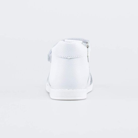 122228-21 Белые сандалии для девочки Котенок для девочки белый фото №5