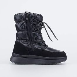 664992-42 Мембранные сапожки на молнии для девочки черный фото №2