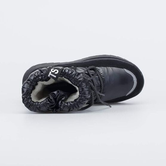 664992-42 Мембранные сапожки на молнии для девочки черный фото №4