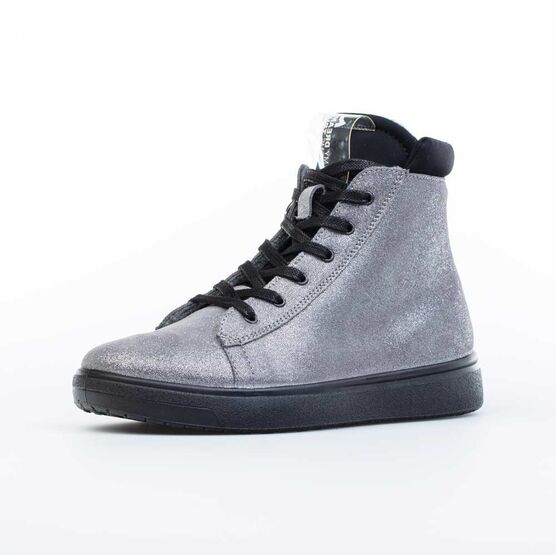 652183-32 Ботинки для девочки серебрист.