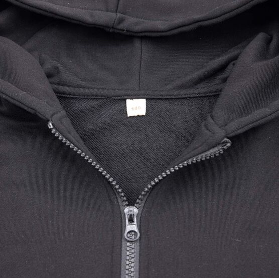 07764071-40 Костюм толстовка + брюки черный для мальчики черный фото №4