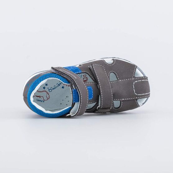 322151-22 Сандалии для мальчика для мальчики серый фото №4