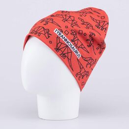 07711954-40 Шапка для мальчика Динозавры для мальчики коричневый