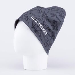 07711954-41 Шапка для мальчика Динозавры для мальчики черный