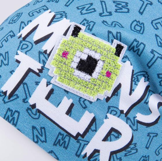 07711955-40 Шапка для мальчика Монстр для мальчики голубой фото №3