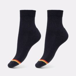 07742342-40 Детские термоноски с махрой MF черный для универсальные черный