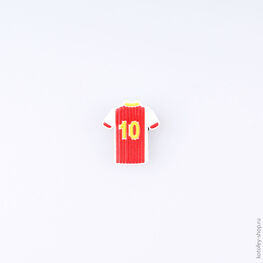 03014003-40 Украшение для обуви Футболка белая для мальчики белый