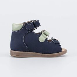 022162-26 Сандалии для малышей Первые шаги для мальчики синий,белый фото №2