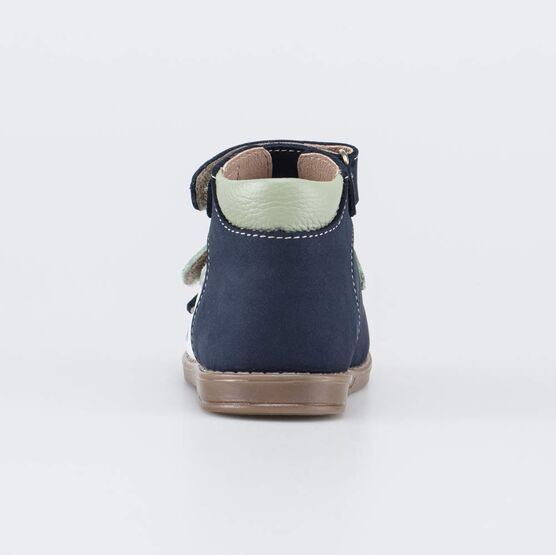 022162-26 Сандалии для малышей Первые шаги для мальчики синий,белый фото №5