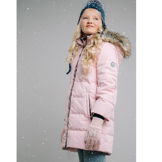 07822172-40 Перчатки детские двухслойные розовый для девочки разноцветный фото №2