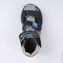 322087-21 Сандалии для мальчики син-сер фото №4