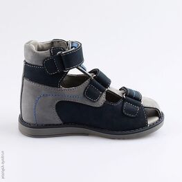 322087-21 Сандалии для мальчики син-сер фото №2