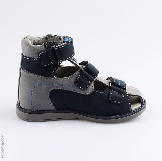 322087-21 Сандалии для мальчики син-сер фото №2