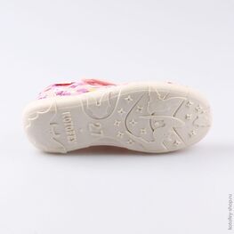 421028-11 Босоножки текстильные для девочки розовый фото №3