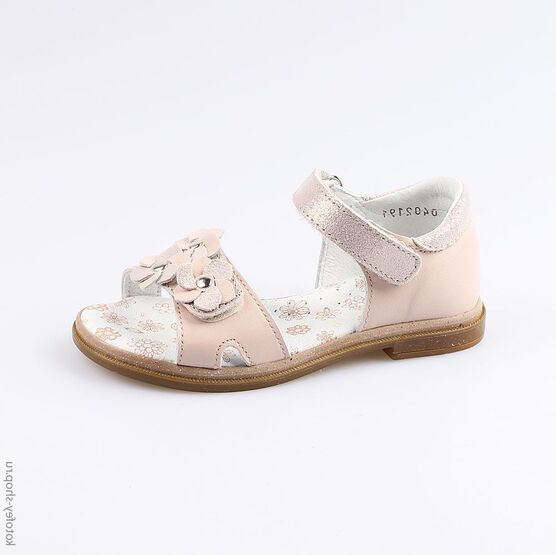 322043-24 Босоножки для девочки роз-зол