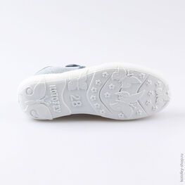 431033-73 Текстильная обувь для девочки голубой фото №3