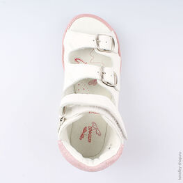 322084-21 Босоножки для девочки персиковый фото №4